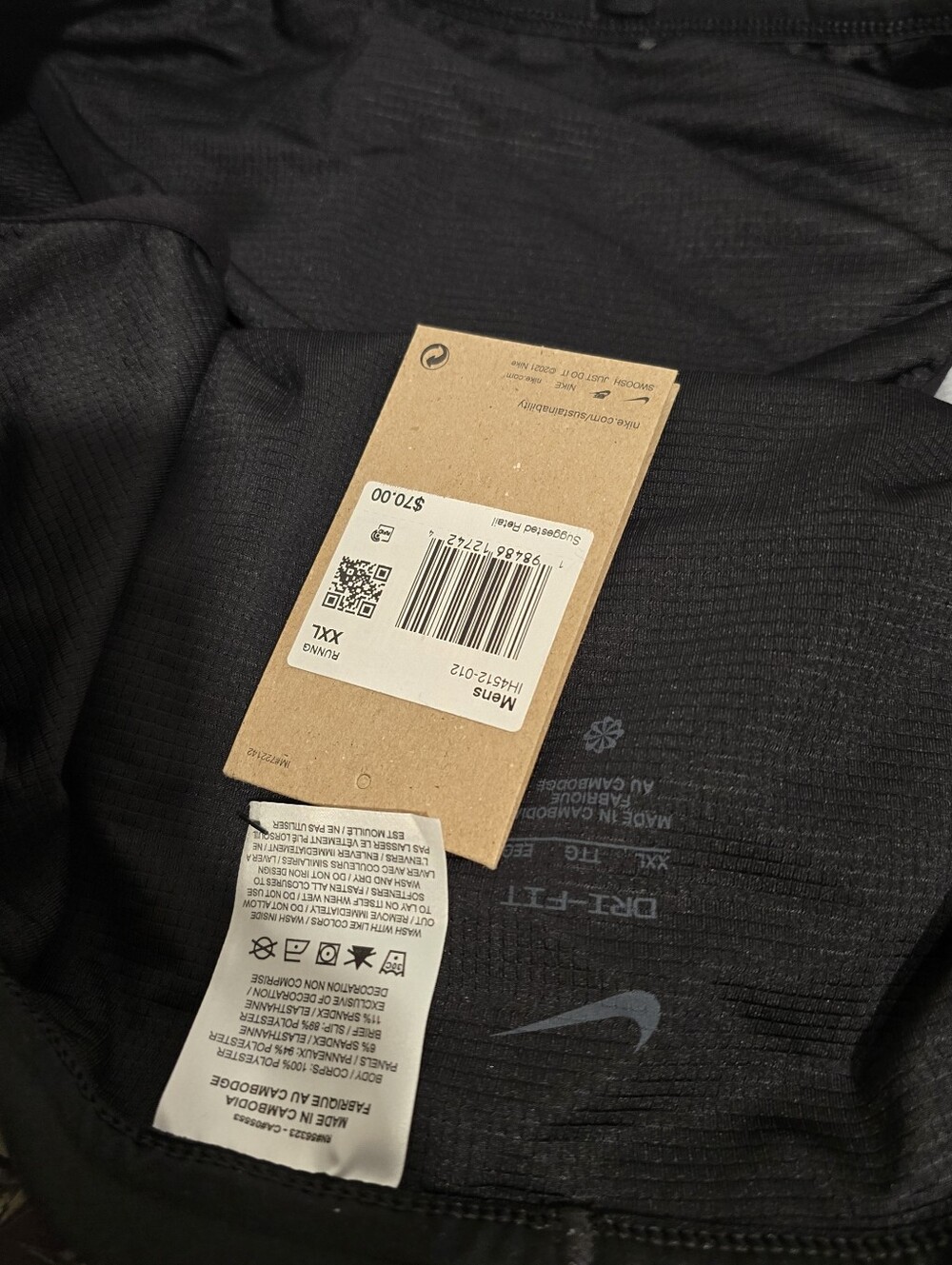 Nike Dri-FIT Stride 7" Lined Trail International Running Shorts IH4512-012 2XL - Picture 5 of 5